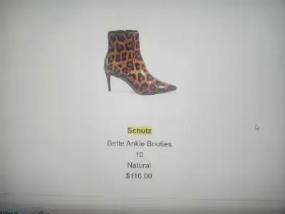 Ankle booties - size 10, View more