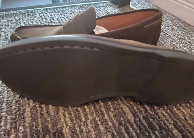  100% Genuine Leather Suede Loafers – Size 11 (EU 44) in Security Systems in City of Montréal - Image 7