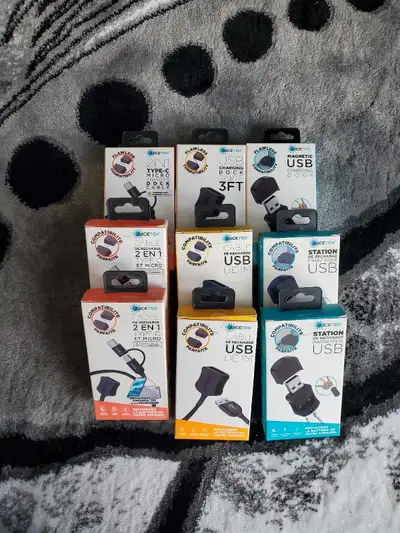 These JuiceTeh cables will quickly charge your device. With a selection of USB, USB-C and Micro-USB...