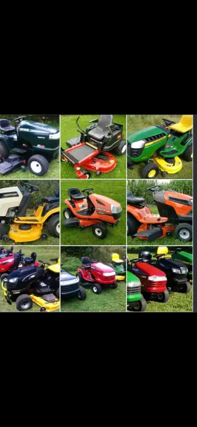 CASH PAID FOR YOUR UNWANTED/BROKEN LAWN TRACTOR, View more
