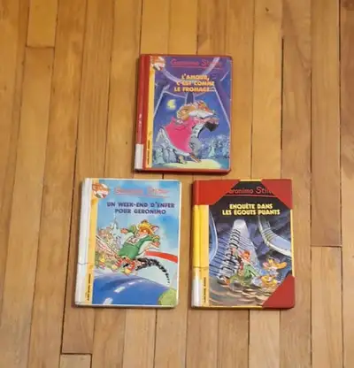 3 livres: $1. chacun. Par GERONIMO STILTON., View more