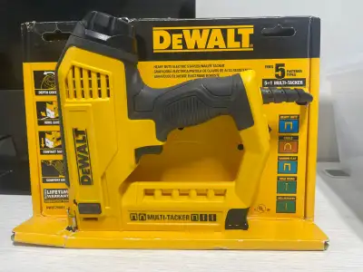 DEWALT 5-in-1 Electric Multi-Tacker and Brad Nailer, View more