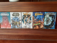 STAR WARS lot de 5 comics bandes dessinées livres rigides
