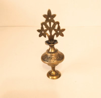 Antique Brass Kohl Container from Pakistan