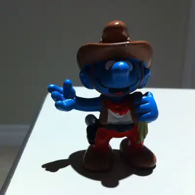 Smurfs - Vintage Cowboy Smurf (Caramel Brown Hat & Boots), View more