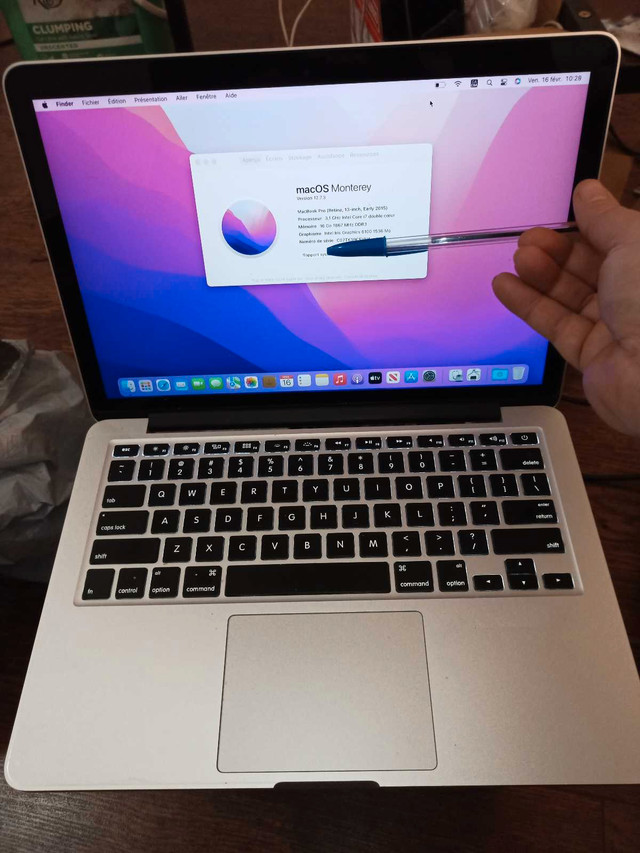 MacBook pro 13" i7 - 2015 dans Portables  à Ville de Montréal