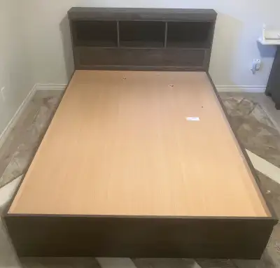 Double bed frame with drawers, View more