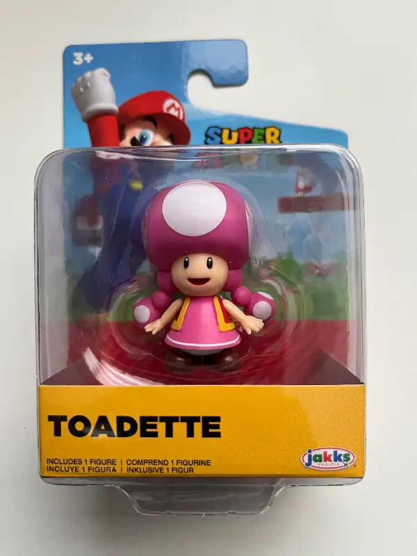 Super Mario 2.5” toy - Toadette - Jakks Pacific