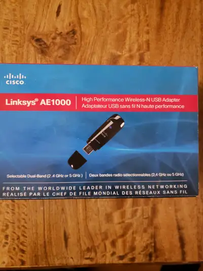 NEW PRICE Lynksys Wireless usb adapter, View more