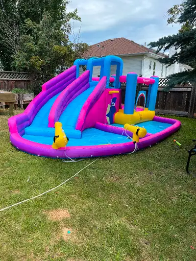 Hi there I’m renting out my water bouncy castle it is sooo much fun! 200$ a weekend only will requir...