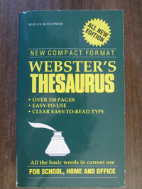 book #8 - Webster's Thesaurus