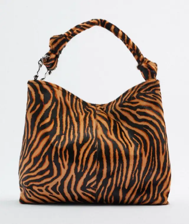 Zara 100% leather cuir bag shoulder shopper tote handbag sac in Other in City of Montréal - Image 2