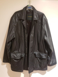 Vintage Men's Coats (100% wool coat + leather jacket)