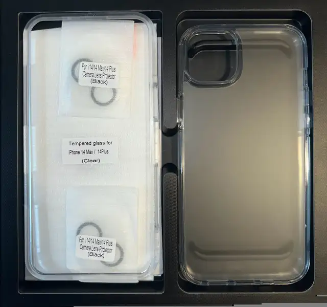 (5-in-1) Case/Screen/Lens Protectors (iPhone 14 Plus) in Cell Phone Accessories in Kitchener / Waterloo - Image 3