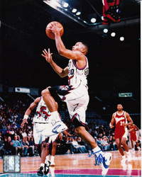 Toronto Raptors Damon Stoudamire Autographed 8x10 Photo with COA