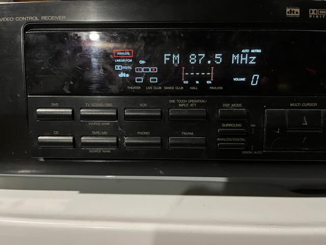 JVC RX 6100vbk audio video control receiver in Stereo Systems & Home Theatre in City of Toronto - Image 3
