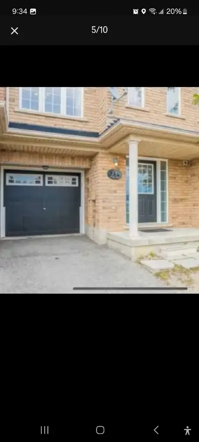 4 bedrooms 3.5 washroom 3 storey townhouse