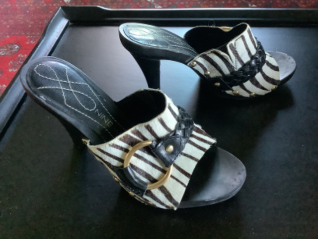 Vintage Nine West Zebra Mule in Women's - Shoes in St. Catharines - Image 3