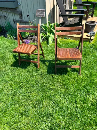 2 Teak Deck Chairs, View more