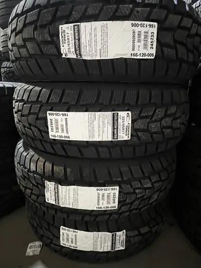 Brand new set of winter tires sold the car have no need for them please call or text only 780-318-00...