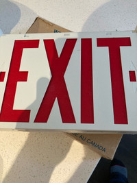 Exit sign 