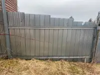 Galvanized fencing