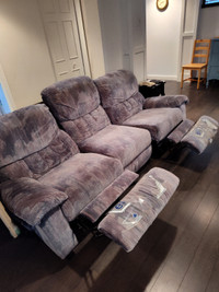 Fauteuil inclinable 3 places Elran.