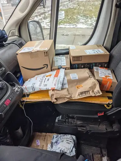 Parcel Delivery Drivers needed in Hamilton with own car, competative pay. Route starts from Hamilton...