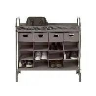 Stackablew 16-Cubby Shoe Organizer with Drawers in Other in City of Toronto - Image 5