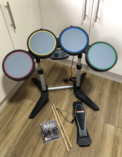 ROCKBAND Drum Set WIRED Rock band Playstation 3 PS3, View more