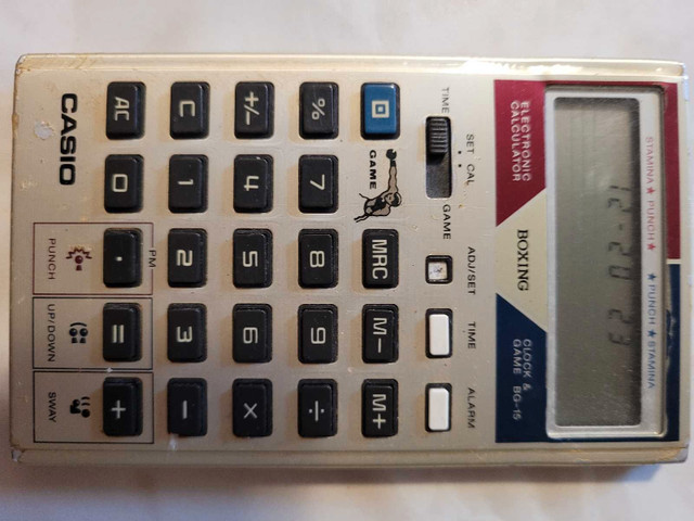 Casio BG-15 Boxing Calculator  in General Electronics in Moncton - Image 2
