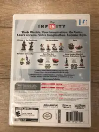 Disney infinity Wii game with 3 figures
