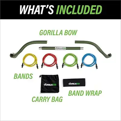 Portable Resistance Band Home Gym System, Unique Bow-Shape!, View more
