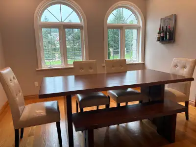 rustic/live edge dining set , View more