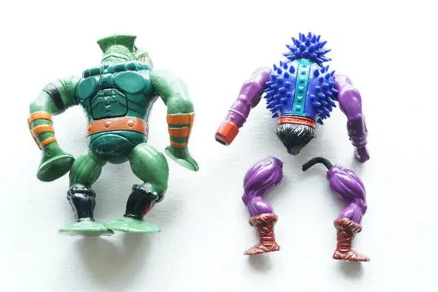 2 Vintage MOTU figures LEECH SPIKOR 1984 Mattel Masters Universe in Arts & Collectibles in Guelph - Image 3