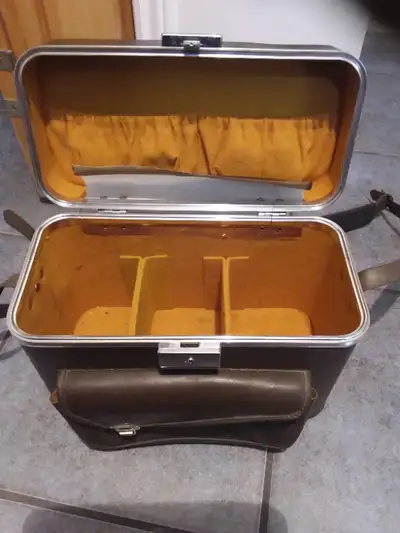 Vintage camera case 1960s rare find brown, View more