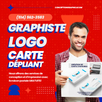 Carte d’affaire, Logo, Graphiste, Infographiste