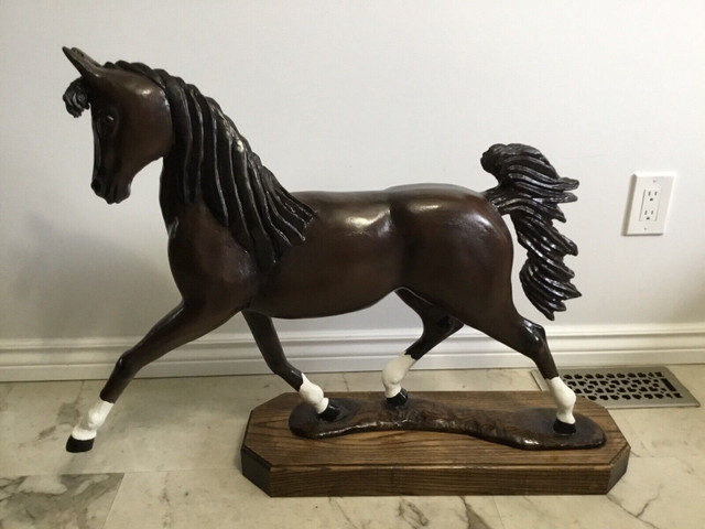 Handcrafted Wooden Horse $300 in Arts & Collectibles in Trenton