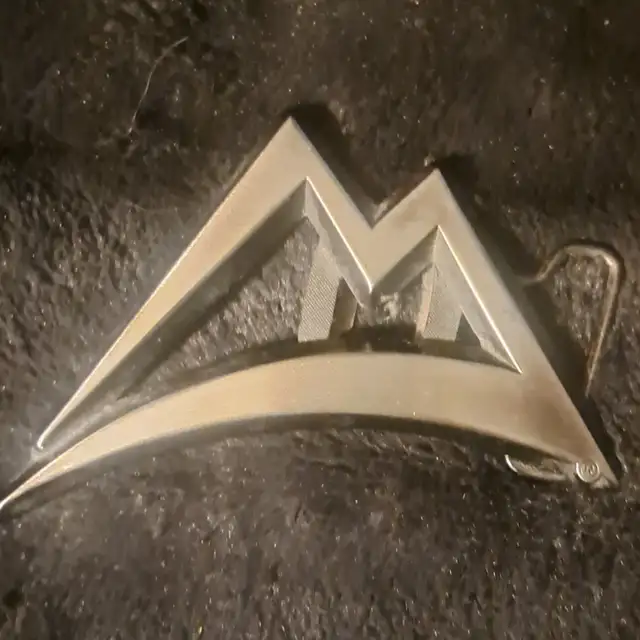 Coors Light Mountains Belt Buckle