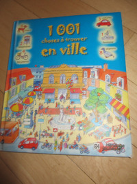 Livre enfants: 1001 choses à trouver en ville (b108)