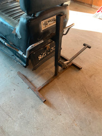 Snowmobile lift stand