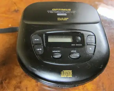 RARE OPTIMIUS CD-8858 DISCMAN PORTABLE CD PLAYER LIKE SONY, View more