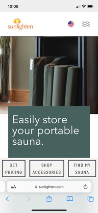 Sunlighten portable Sauna Solo