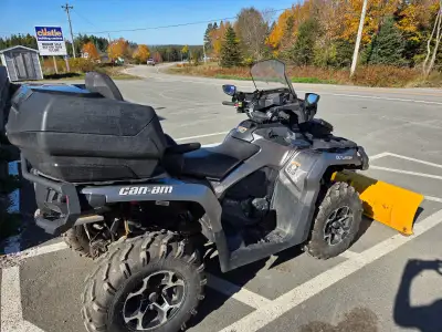 2014 outlander max xt in great shape comes with can am plow and front and rear storage bins. heated...