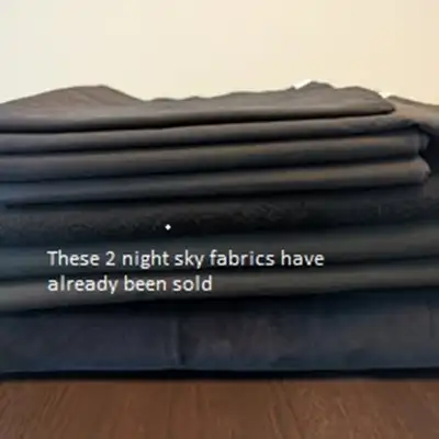 Black fabrics, dark stage / house curtain fabric, View more
