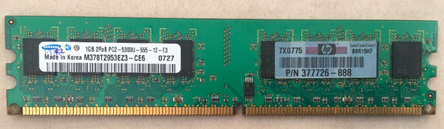 Computer Memory RAM Samsung  DDR2 in System Components in London - Image 3