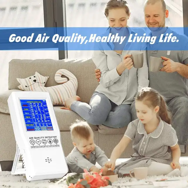 Air Quality Monitor, Indoor Air Quality Meters Detector for Test