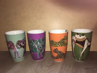 Coffee mugs set of 4, View more