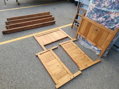 Vintage Twin Bunk Bed - Retro REAL WOOD, View more