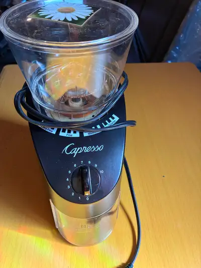 Capresso coffee grinder, View more